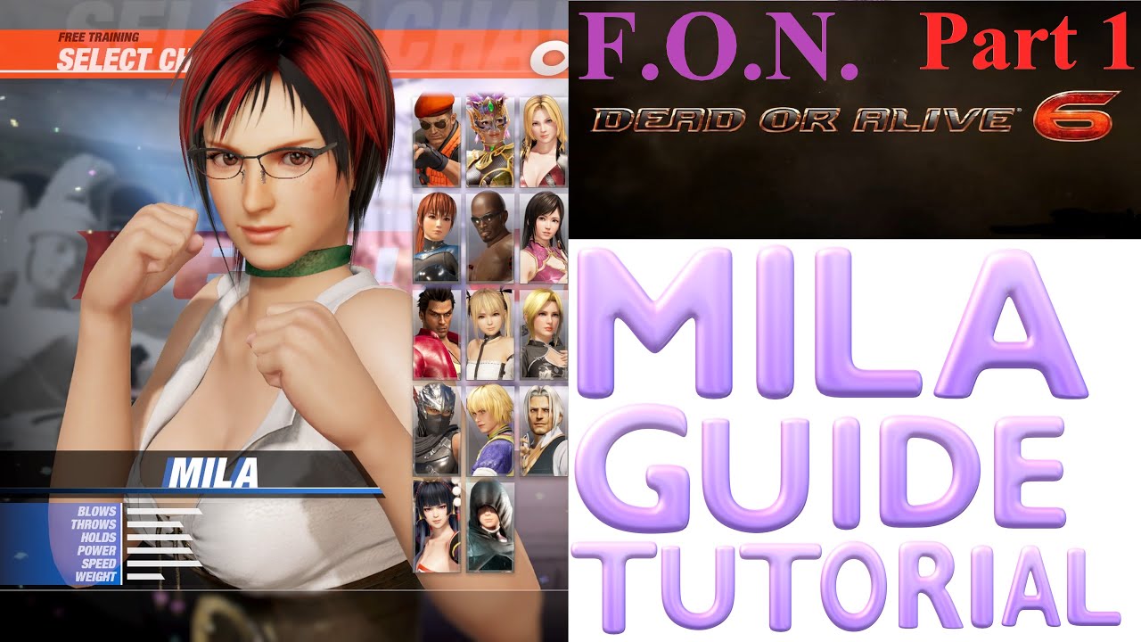 Dead or Alive 6: Учебное пособие MILA GUIDE