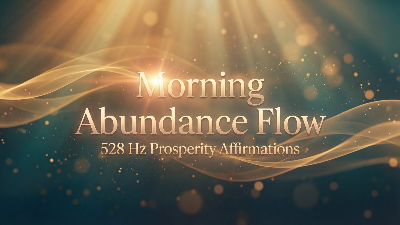 Morning Abundance Flow | 528 Hz Prosperity Affirmations for Wealth, Peace & Purpose ☀️