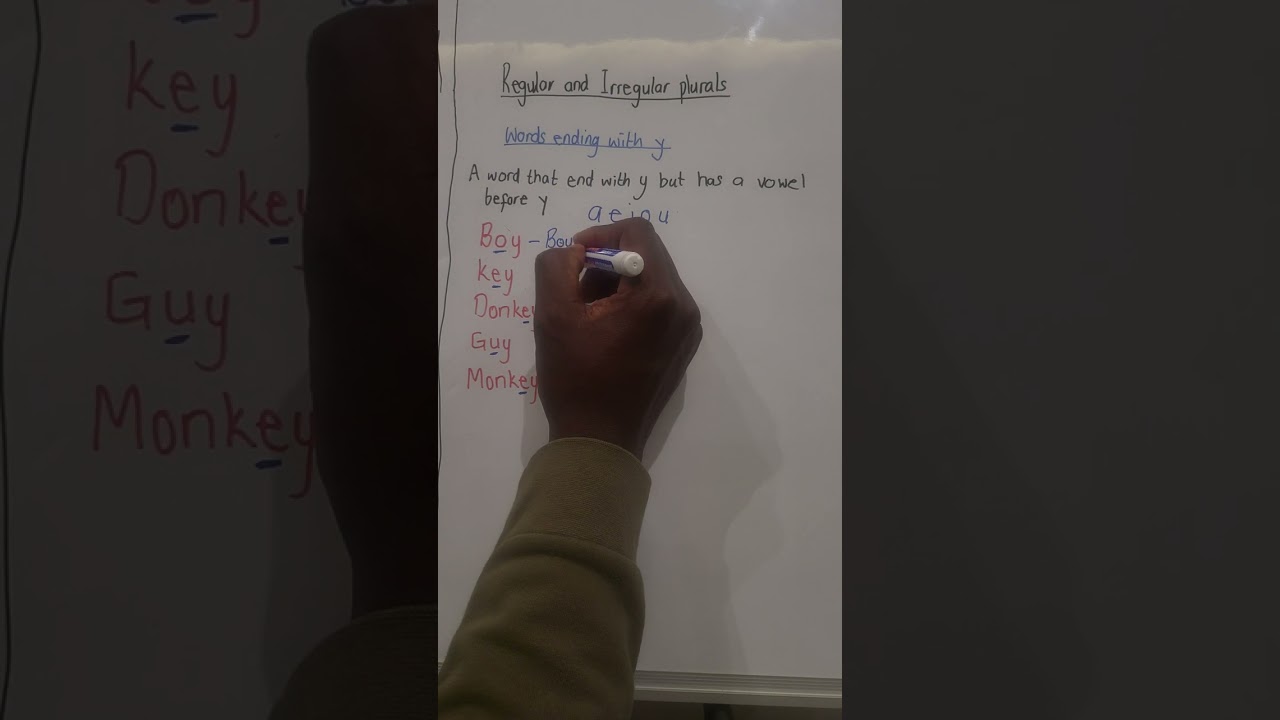 Grade 3&5 Regular and Irregular Plurals 
