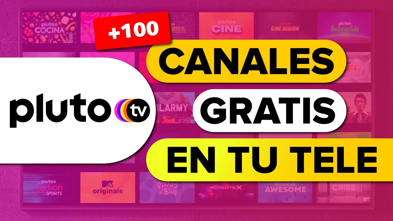 PLUTO TV 🔴 Canales de Televisión GRATIS en Directo y a la CARTA en tu Smart TV ¡En VIVO! 💜