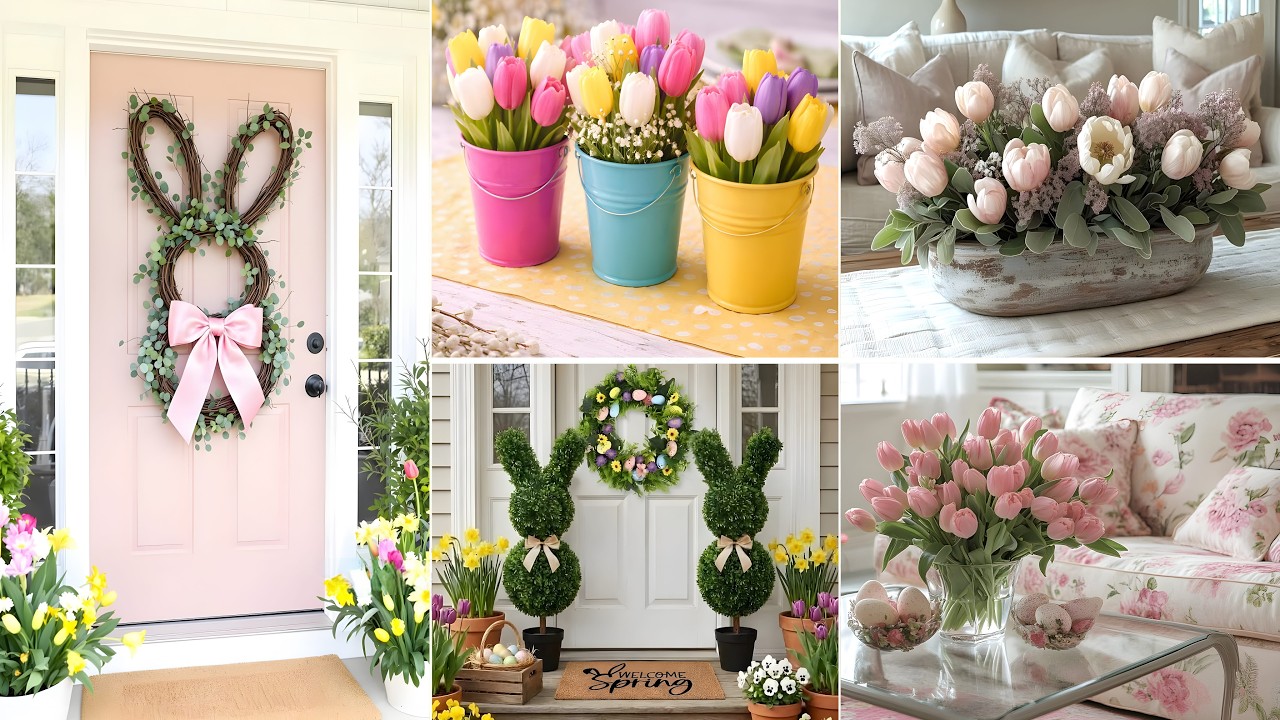 Идеи пасхального декора 2026 - Тенденции пасхального декора - Идеи пасхального декора своими рука...