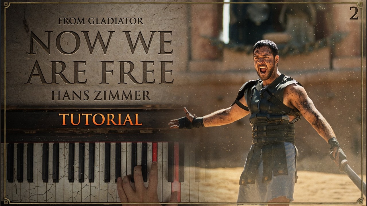 HONOR HIM (Now We Are Free) from 'Gladiator' by Hans Zimmer | Piano Tutorial (Part 1)