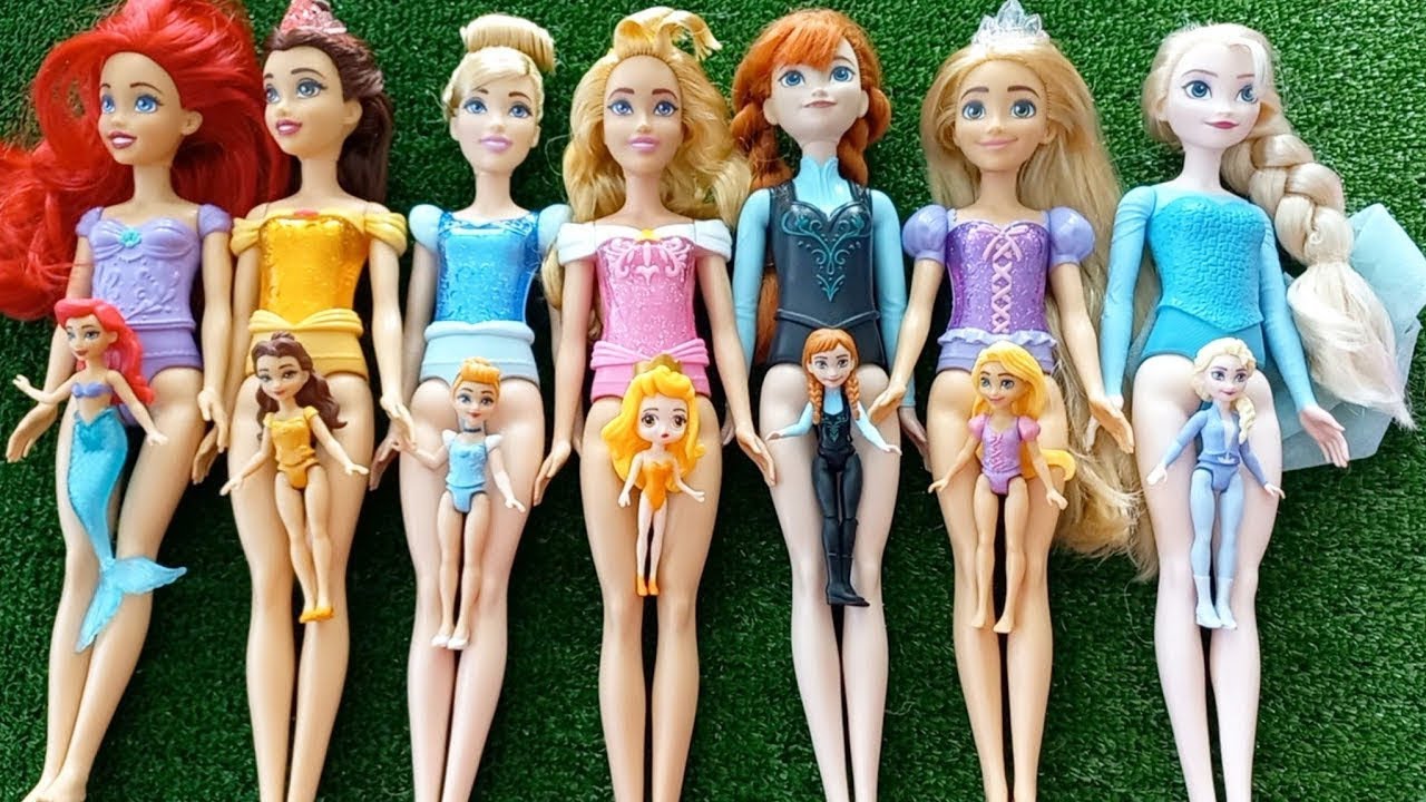 Satisfying with Unboxing & Review Disney Princess Frozen ELSA & Jasmine Toys! ASMR Relaxing