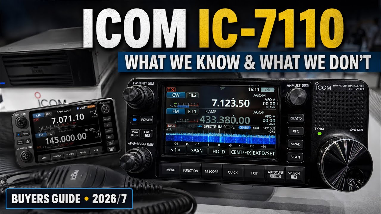 Icom IC-7110: ваш N+1? | Руководство покупателя перед выпуском 2026/27
