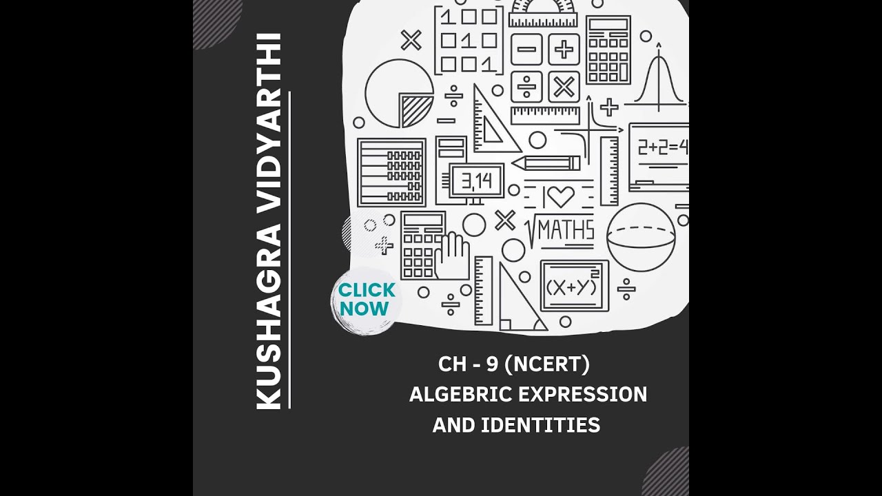 Ch - 9 Algebric expressions & Identities,  Class 8 (NCERT)