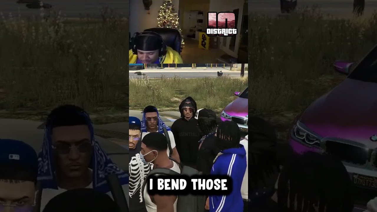 fanum freestyle W or L ? 😱 #district10 #district10rp #funny #gaming #gta #shorts #amp #fanum #rap
