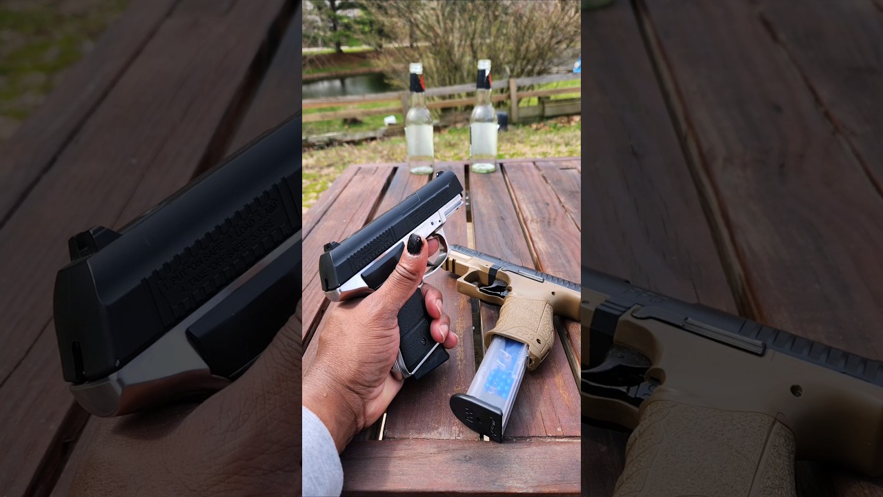 I tested a bb gun vs. an airsoft gun 🎯