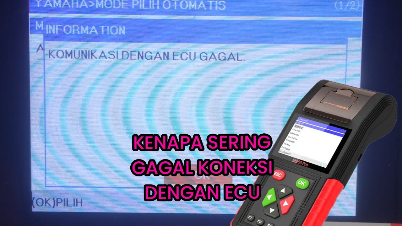 ANALISA KENDALA SCANNER JDIAG SERING BGT ERROR