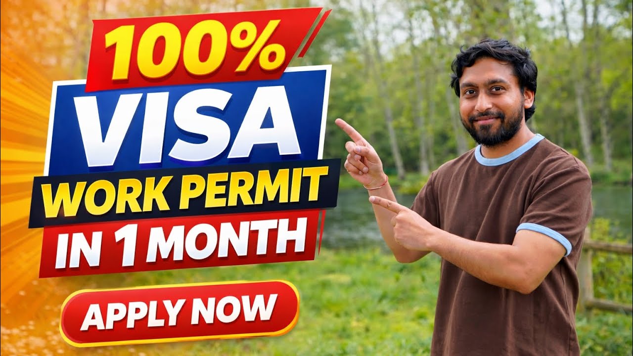100% Visa possibility | Work Permit in 1 Month | Apply Now #harrysingheuropa #europevisa #europe 