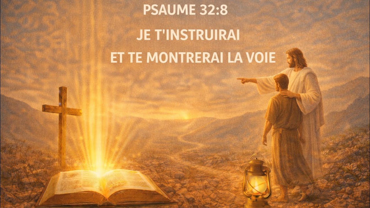PSAUME 32:8 — COMMENT DIEU GUIDE SANS FORCER TA LIBERTÉ ? 🛤️👁️