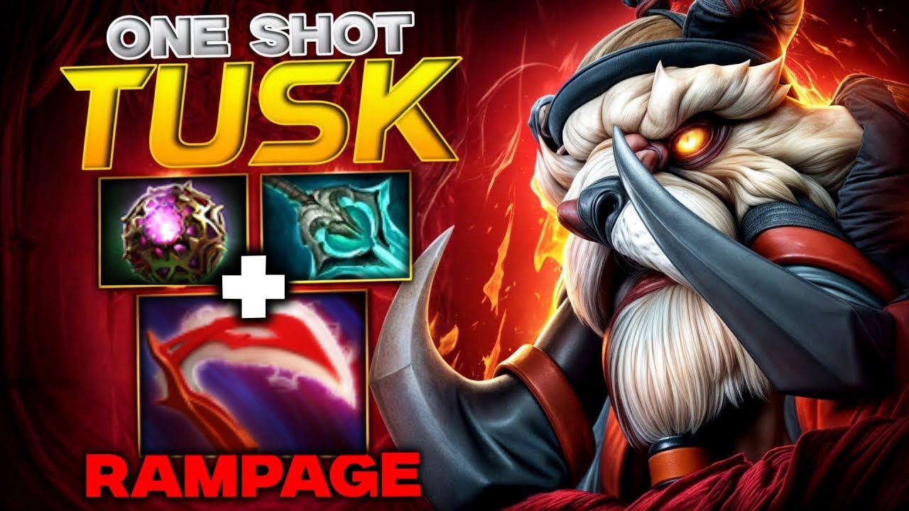 One Punch Man Tusk 1VS5 Rampage 🔥🔥🔥 35 Kills Comeback | Dota 2 Gameplay