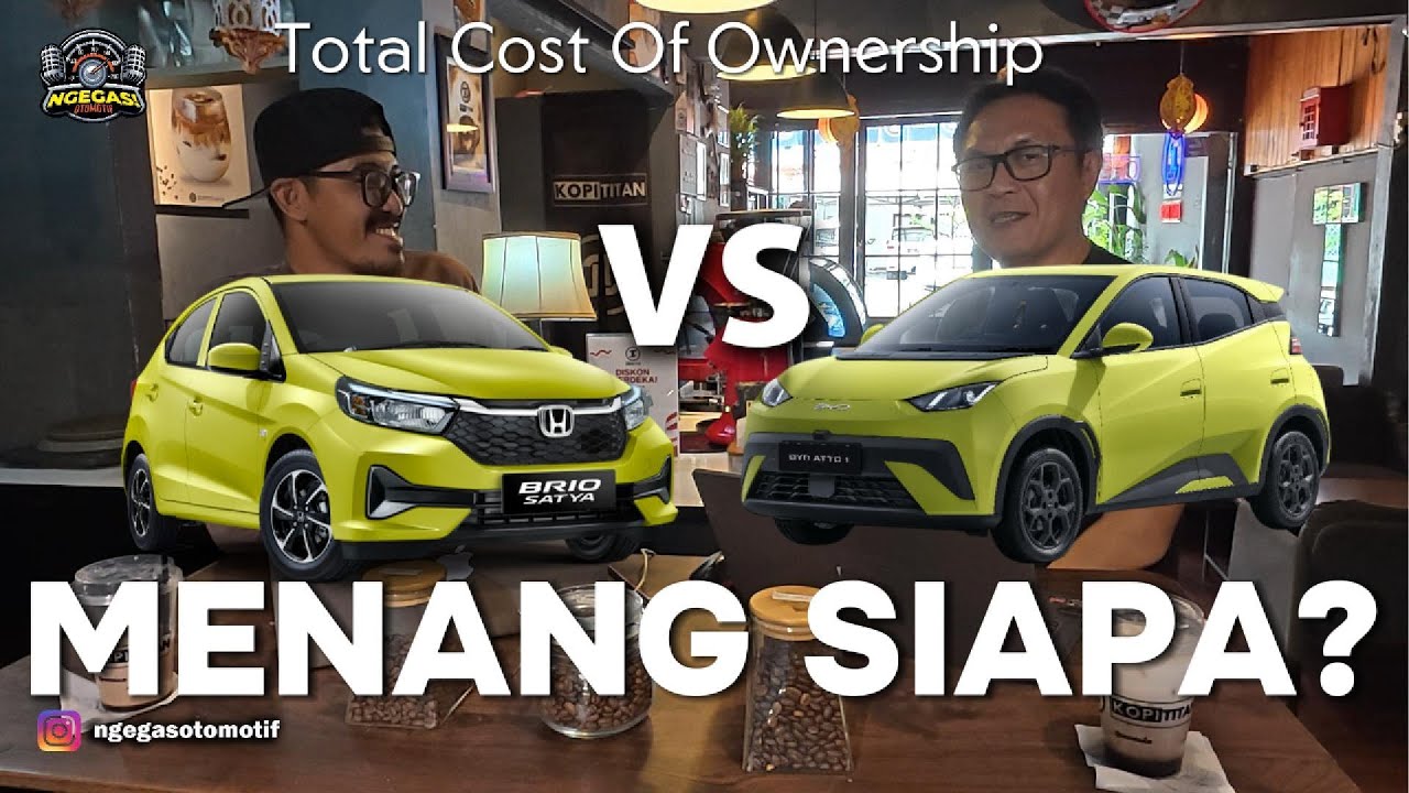 Honda BRIO Satya VS BYD ATTO 1, Hitung Biaya Kepemilikan, Dari Beli Sampai Jual Lagi?