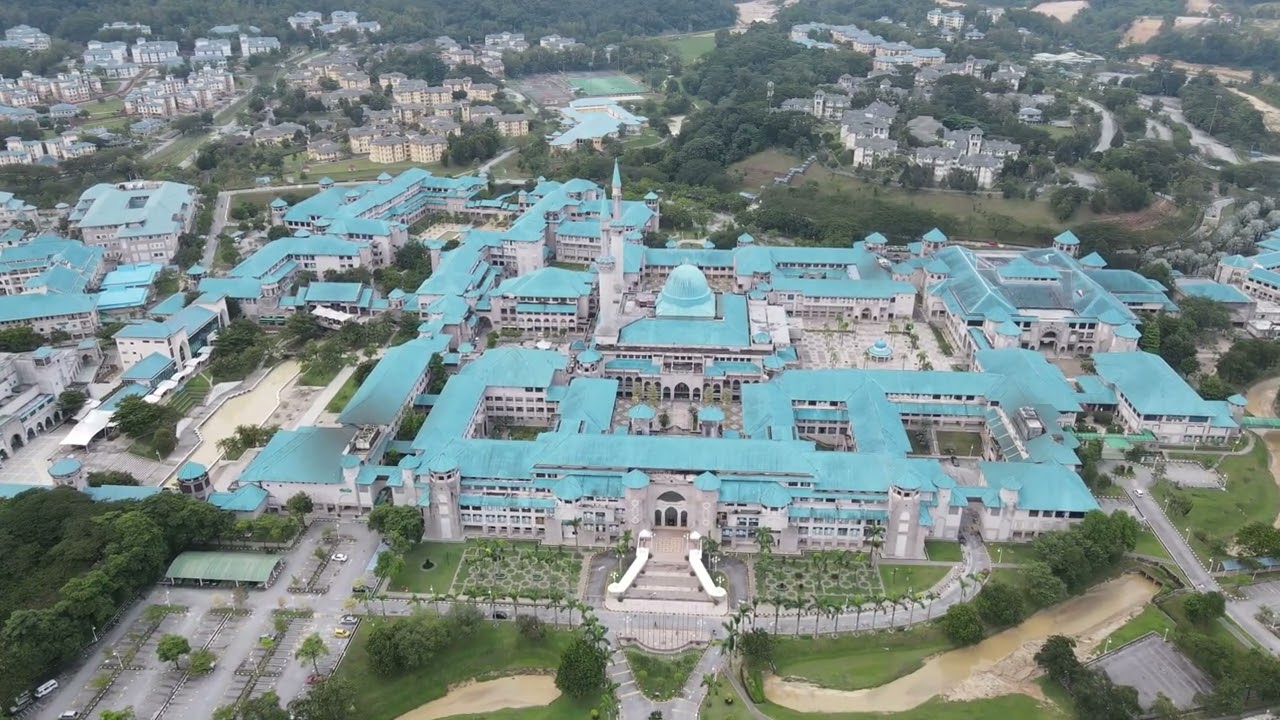 Drone Footage of a Buildings and Trees | International Islamic University Malaysia