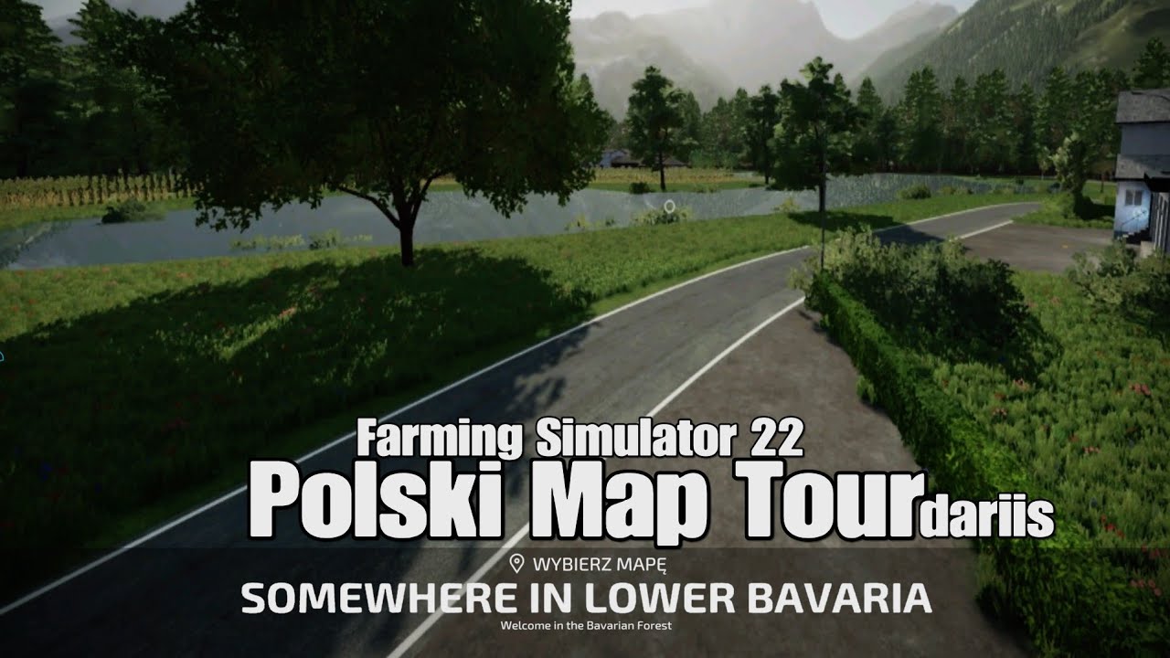 Somewhere In Lower Bavaria- Polski Map Tour- 4K-  konsole- Farming Simulator 22/PS5