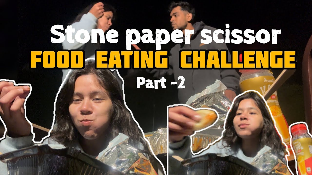 Food eating challenge🍰||stone paper scissor #stonepaperscissors#foodchallenge#foodgame#challenge 
