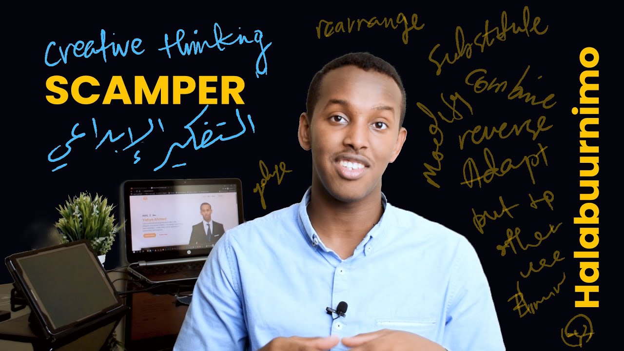 Sameynta Fikradaha cusub iyo Halabuurnimada | SCAMPER Technique