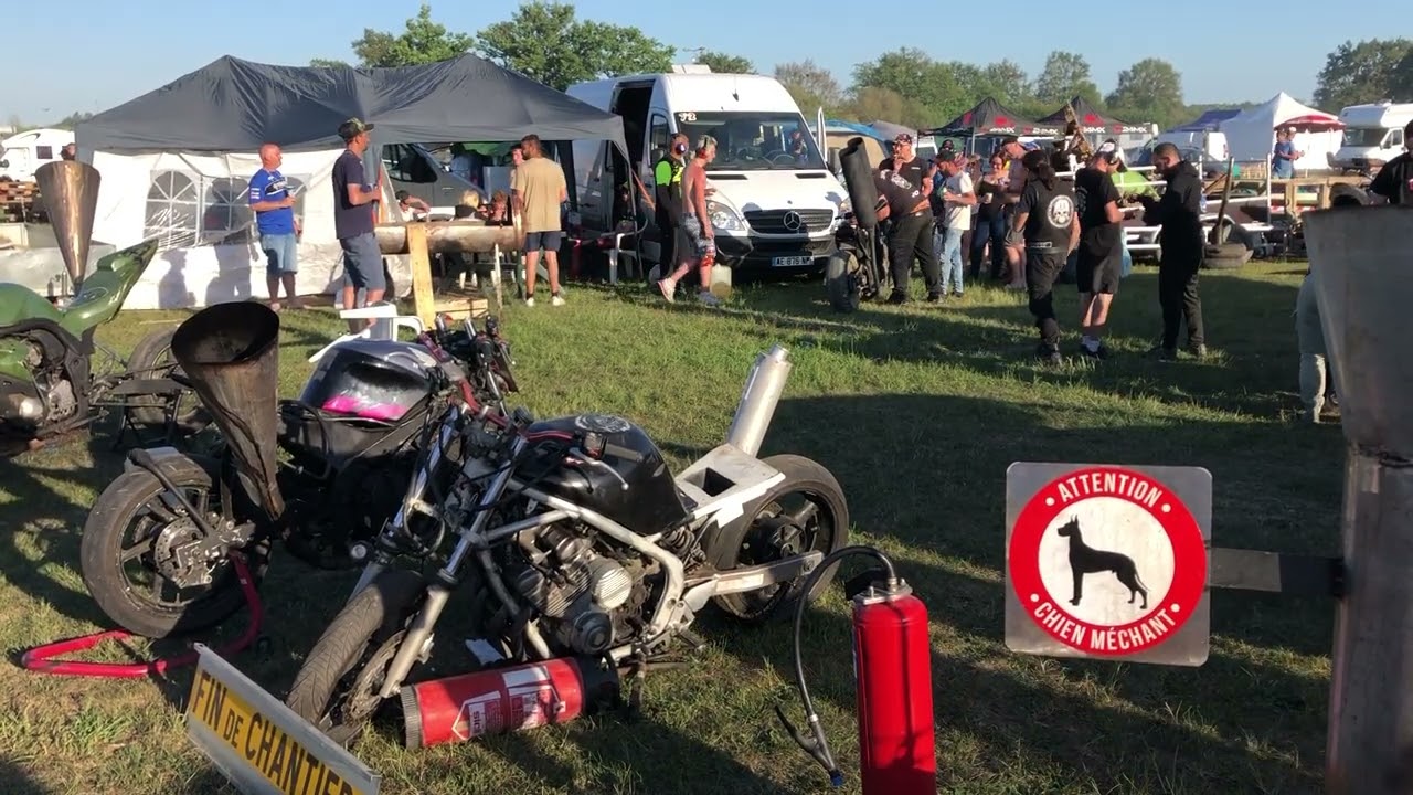 Moto GP Le Mans 2022 Camping Blue - Qualifications: Rupteur Moto #FrenchGP