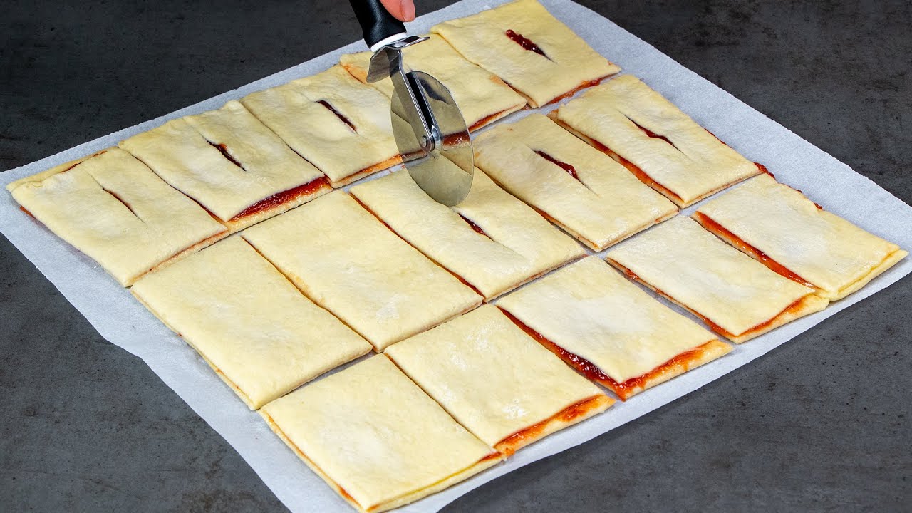 Haben Sie Blätterteig und Marmelade? Kaufen Sie keine Desserts mehr! Dieser ist perfekt!