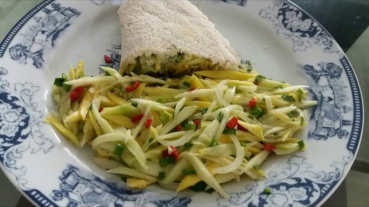 Salada de Manga verde, um sabor diferente para seu paladar!