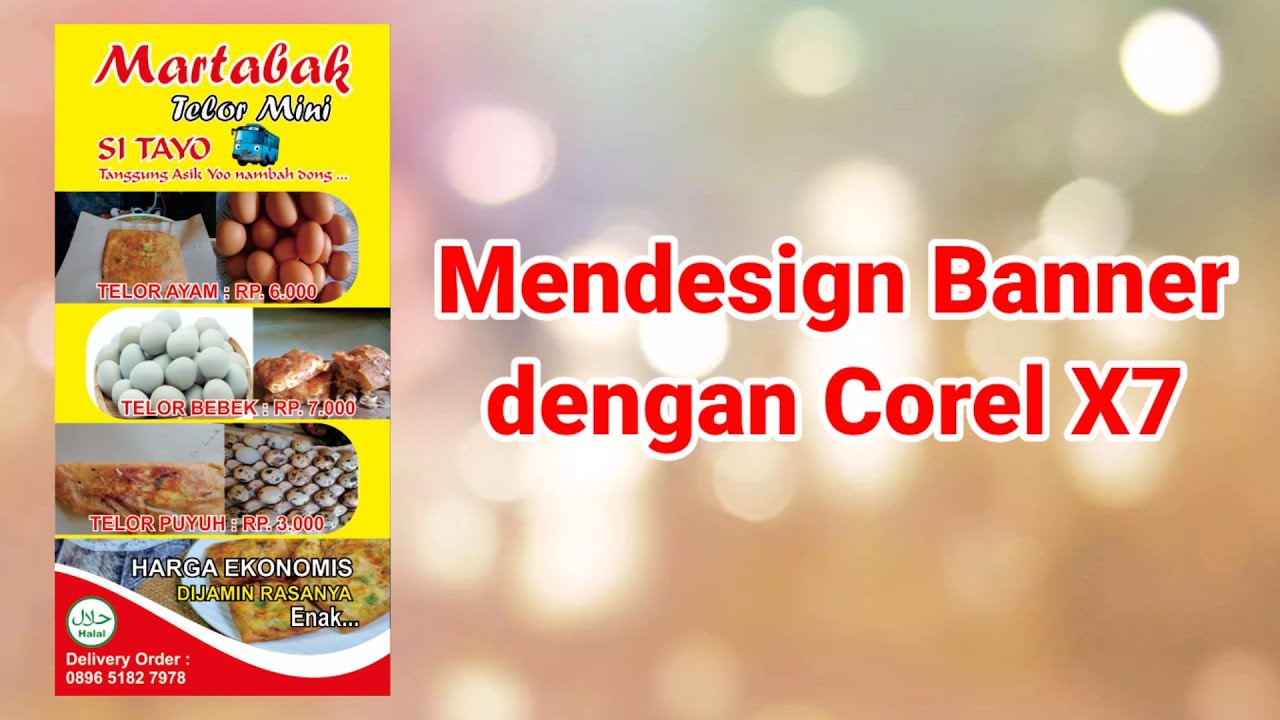 desain banner martabak telor