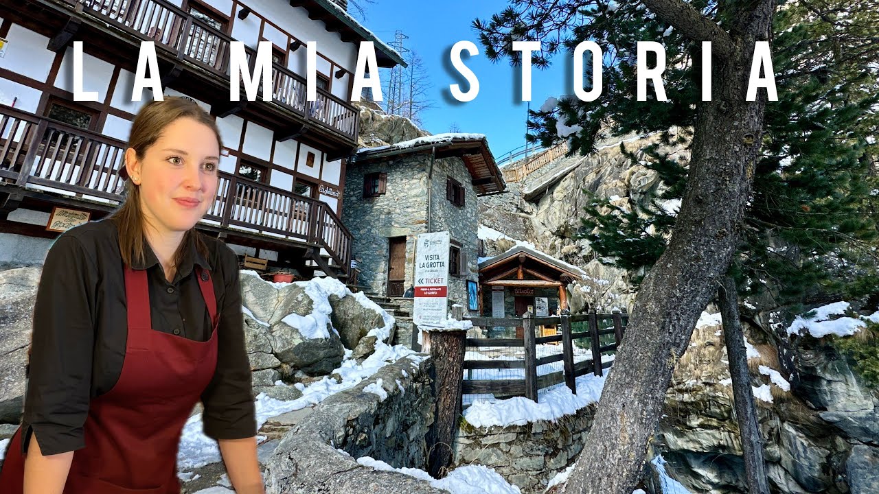 Discendo dal 1&deg;scalatore italiano al Cervino, la GROTTA dei CARREL- VALLE D'AOSTA