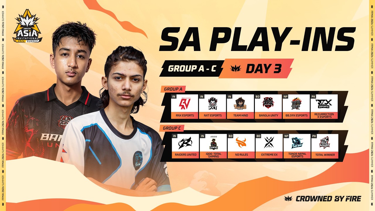 [NP] FFMAI 2026 Summer | South Asia Play-Ins Day 3 | Group A - C