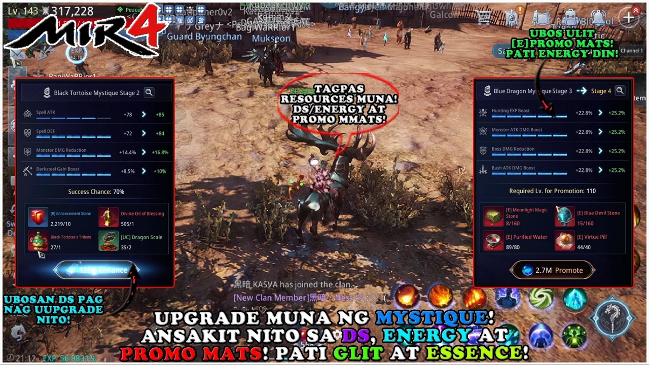 MIR4 - TAGPAS NA NAMAN DS AT ENERGY! PATI GLIT AT ESSENCE DI DIN NAKA LIGTAS SA UPGRADE NA TO! - F2P