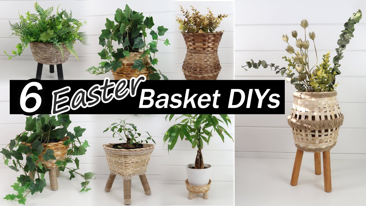 6 EASTER BASKET HACKS / DOLLAR TREE DIY