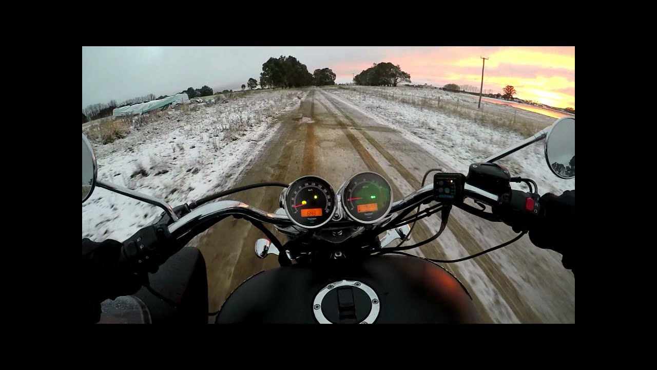 Triumph and Sidecar: Winter Ride 2021, part 1.