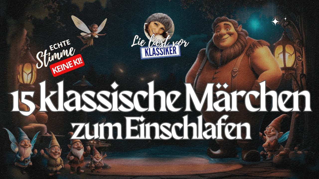 #Hörbuch: 15 klassische #Märchen zum Einschlafen | Entspannen mit #Geschichten wie #GrimmsMärchen