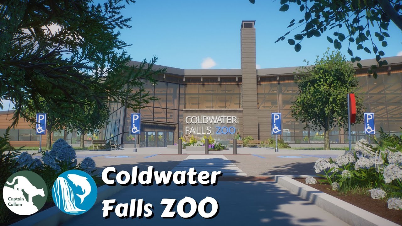 Coldwater Falls' Modern Lodge Entrance | Coldwater Falls Zoo Ep.1 | Planet Zoo