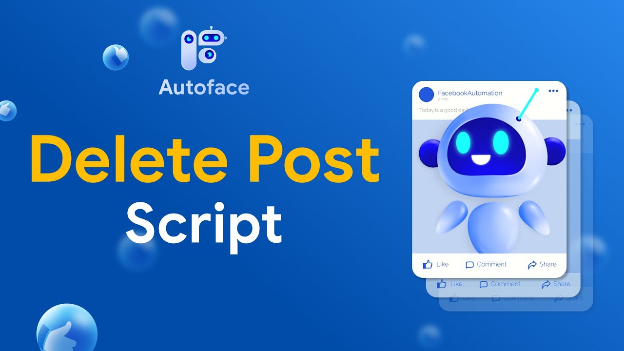 Delete Post - Script to delete Facebook posts automatically