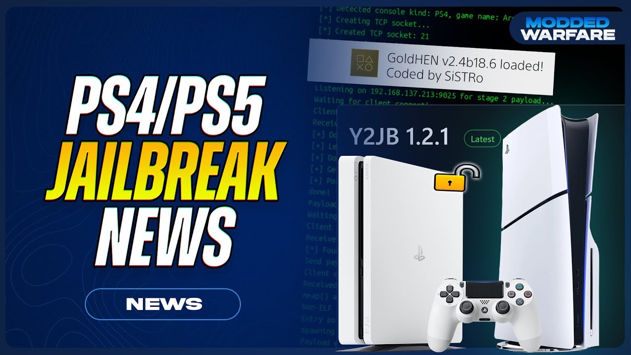 Новости джейлбрейка PS4/PS5: предварительный обзор эксплойта NetControl, PoC эксплойта PS5, Y2JB ...