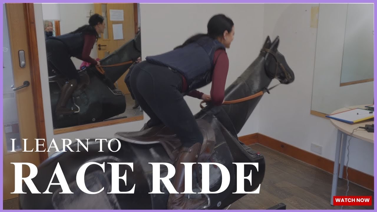 HOW TO RIDE A RACEHORSE AT RACING SCHOOL? My Morning at THE BRITISH RACING SCHOOL- Newmarket