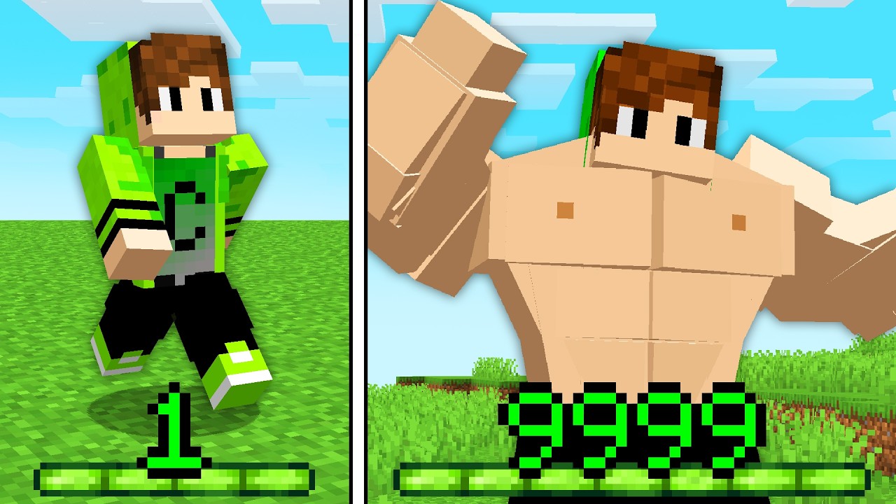 С каждым XP я становлюсь сильнее в Minecraft!