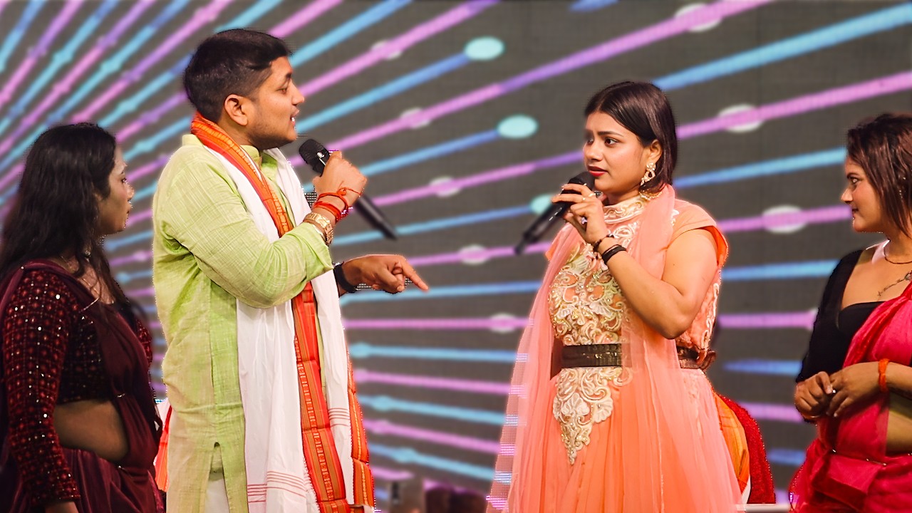 #Golu_Raja #Ritu_Rai लंबे अंतराल के मिले एक साथ हो गया लड़ाई Golu Raja Stage Show Chilmarwa Siwan