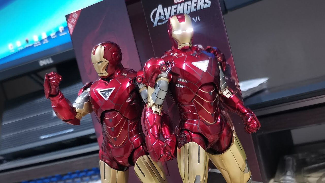 Quick look: ZD Toys Iron Man Mark 6 LED and Non-led version.