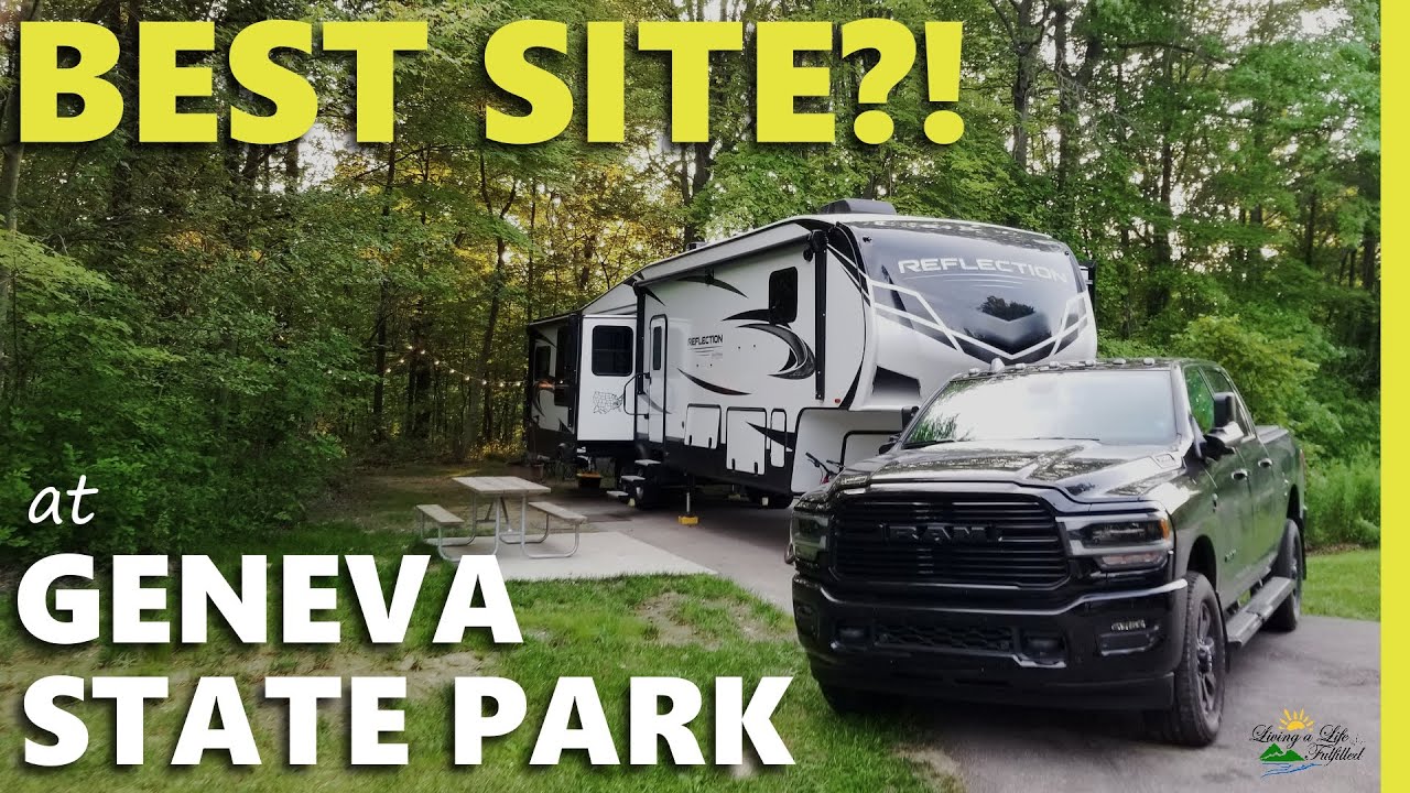 Geneva State Park Campground, Ohio - Right on Lake Erie!!