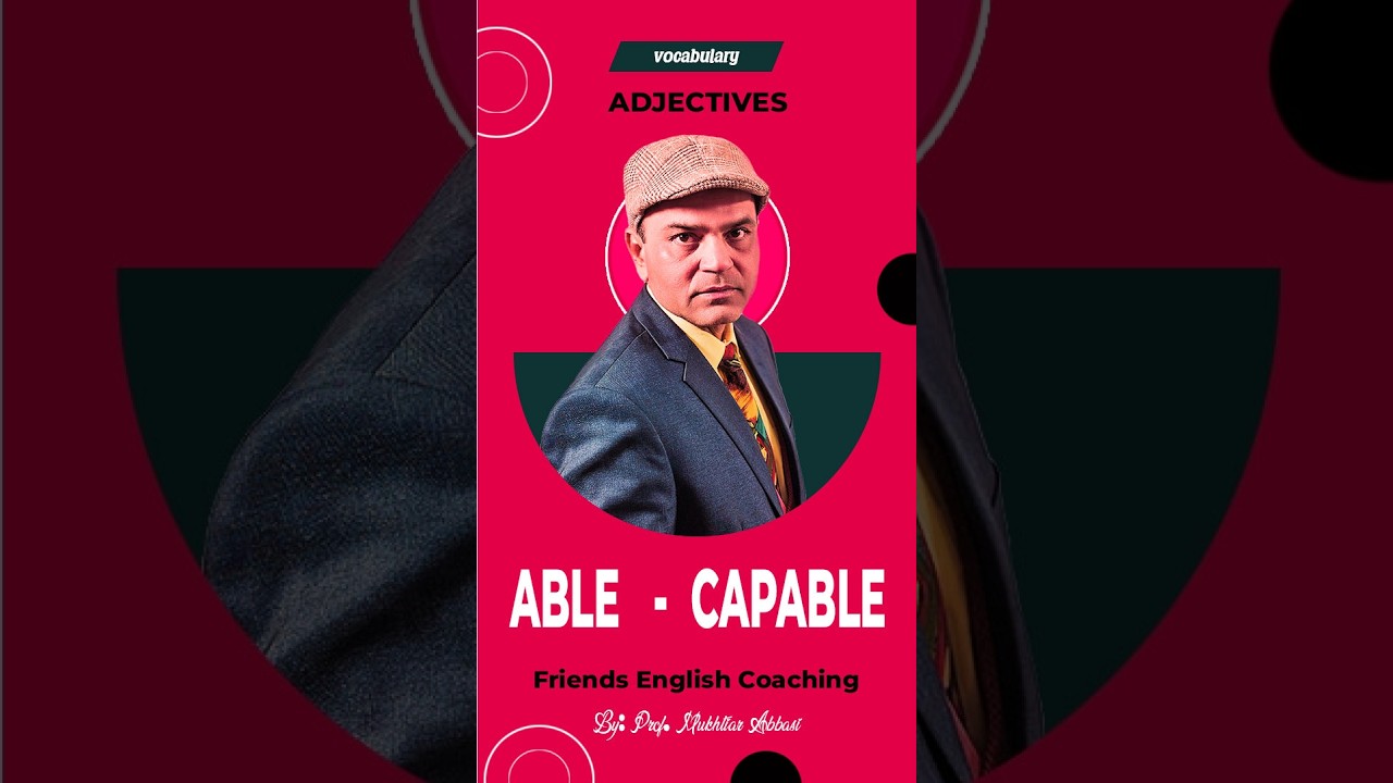 ABLE vs CAPABLE #vocabulary #vocabs #englishlanguagelearning 