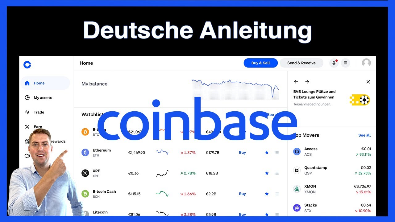Coinbase Deutsche Anleitung ✅