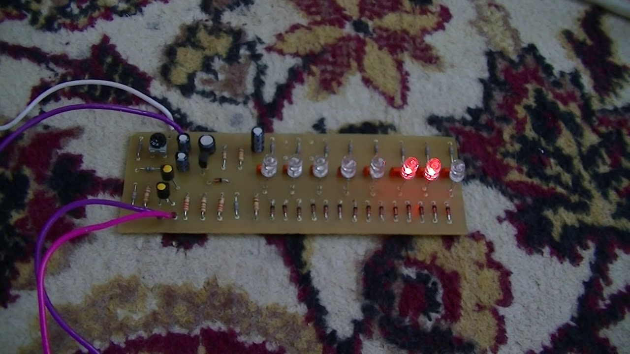 Transistor Audio Level Meter T8D8V2