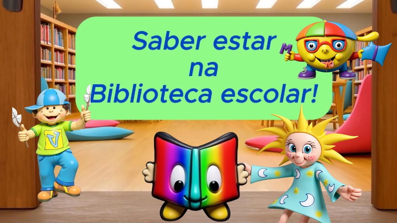 Saber estar na biblioteca escolar ( com legendas)