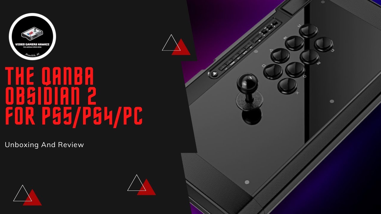 Qanba Obsidian 2 for the PS5/PS4/PC. Unboxing and Reviews