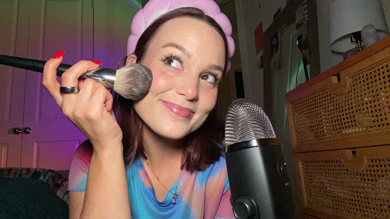 ASMR chit chat GRWM 💄