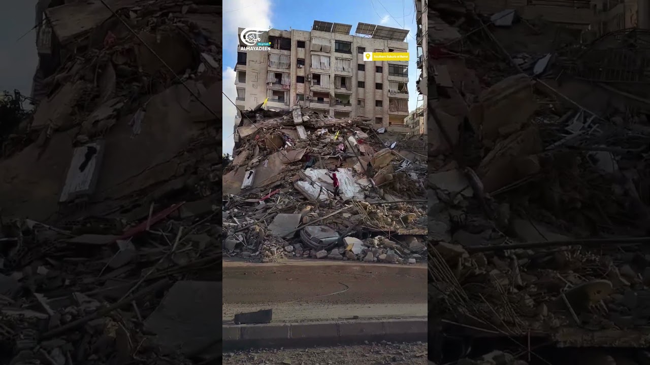 Al Mayadeen's camera documents the destruction in Beirut's Southern Suburb