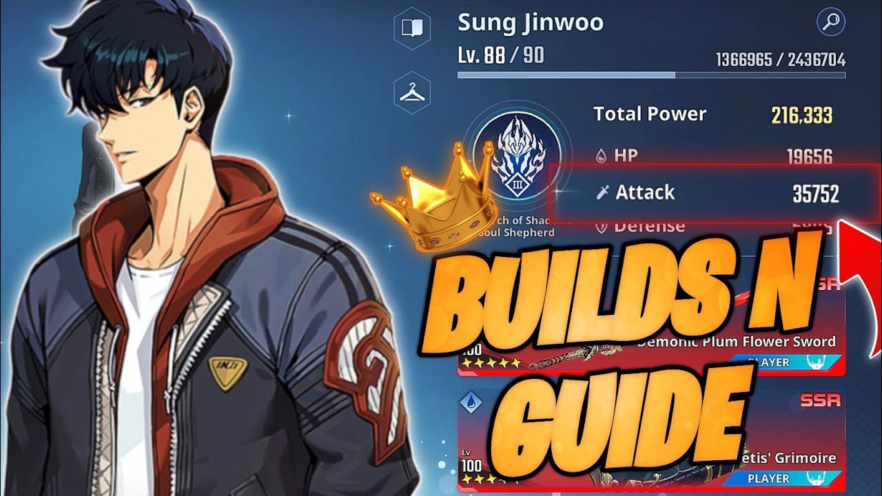 HOW I BUILT BEST JINWOO WITH 35K ATTACK BEING AN F2P LIKE 🐋 WHALES | Solo Leveling:Arise
