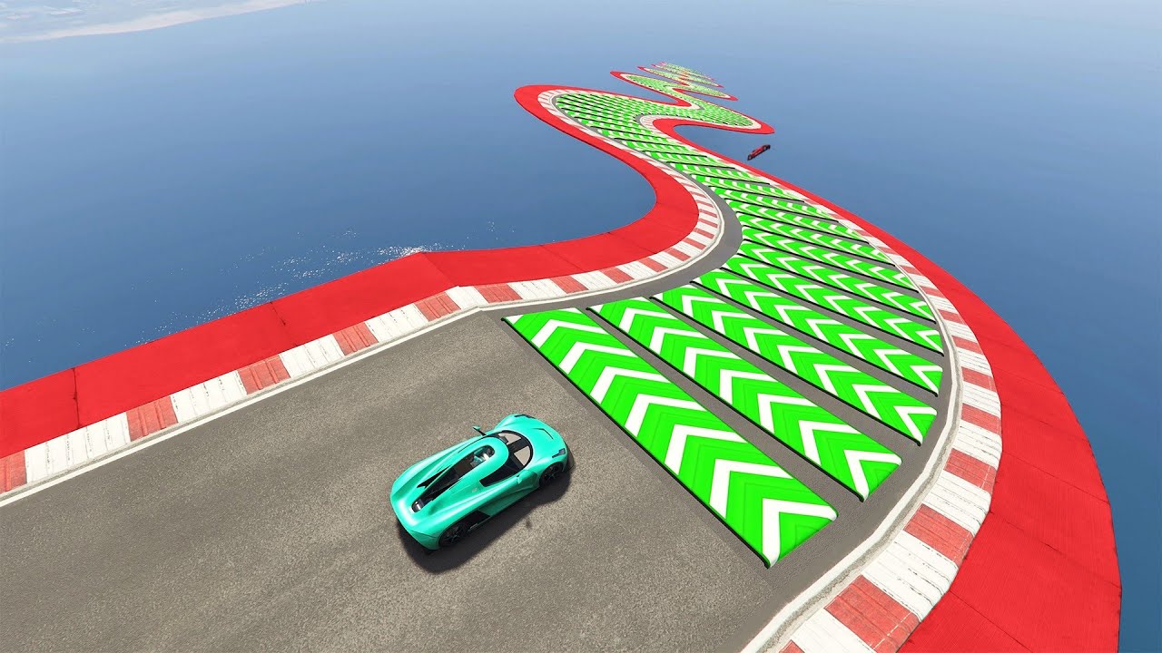 Insane Twisted Speed Boost Track - GTA 5 Online