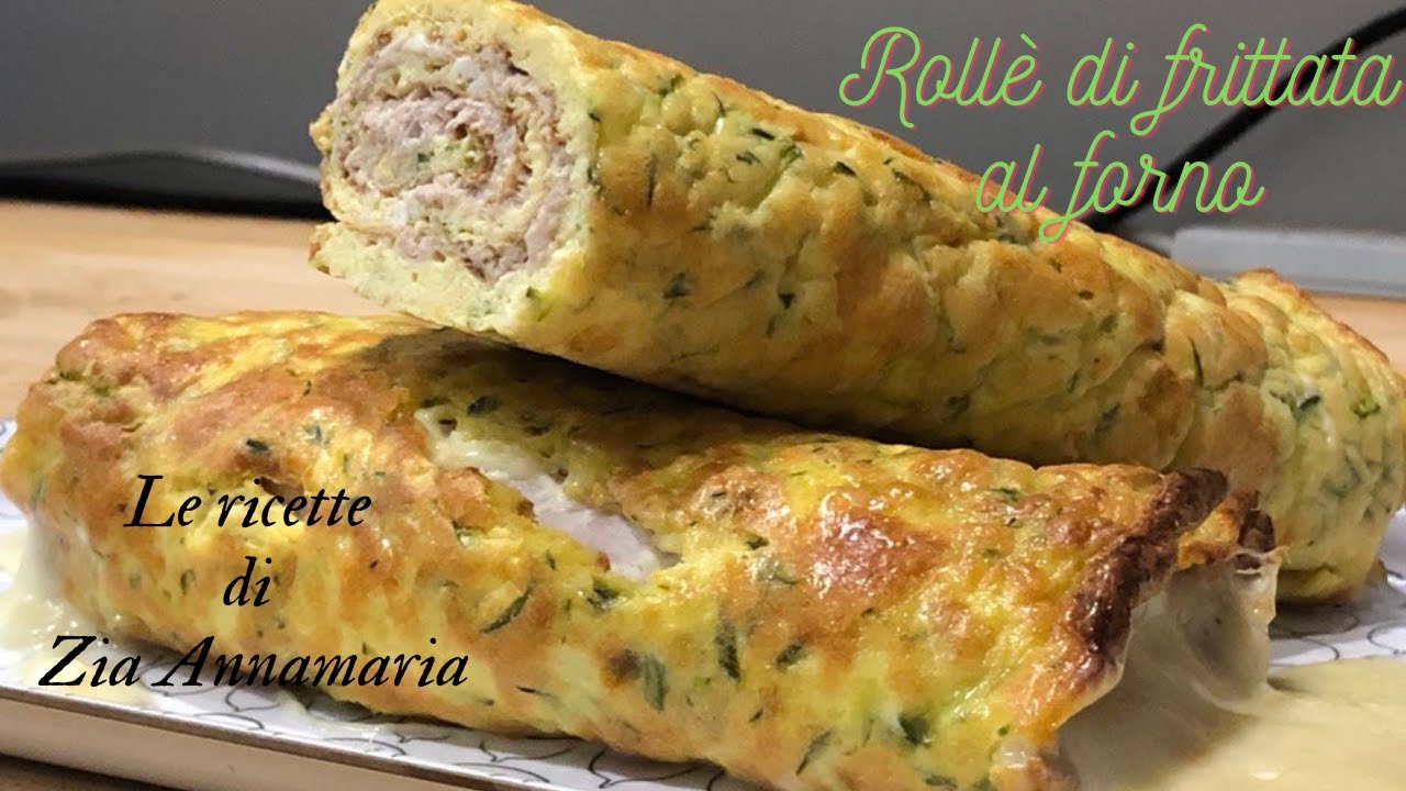Rotolo di frittata al forno