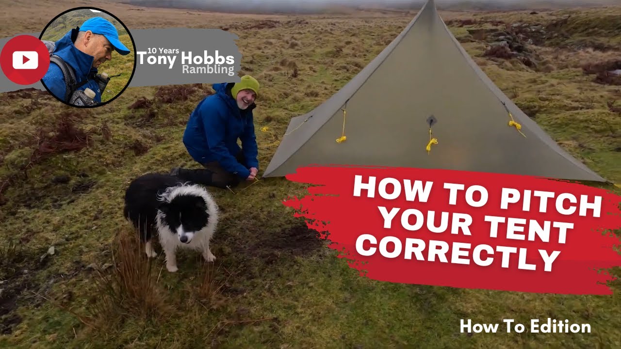 How to pitch your tent correctly | wild camping UK