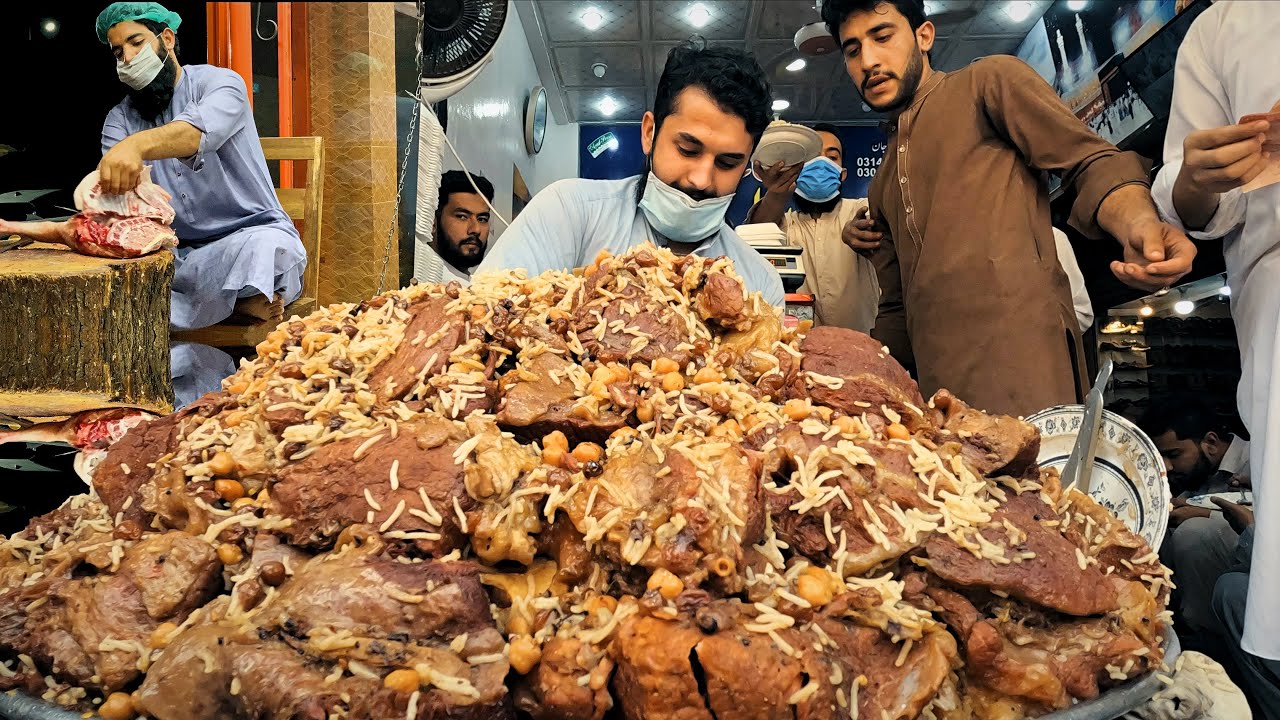 лучшая уличная еда в пакистане 🇵🇰 Пешавар мясной рай x гора говядины пулао
